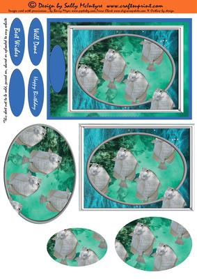 Seaside Multi Shaped Pyramid Make One or 2 Cards