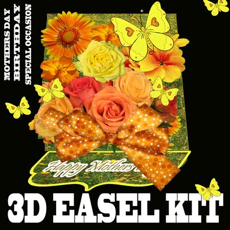 Mothers Day Birthday or Special Occasion 3D Floral Card Yell