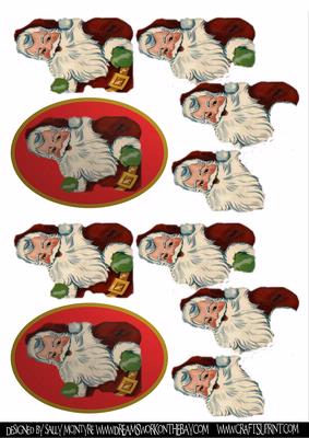 Santa Step by Step Miniature Series