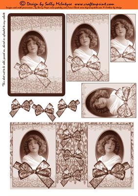 Sepia Vintage and Lace