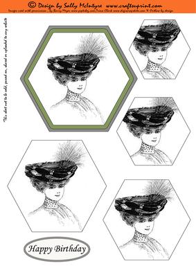 Lady of Elegance Vintage Lady