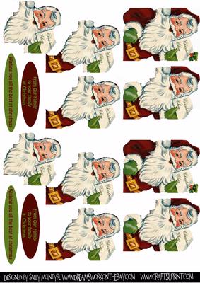 Santa from Our Family to Yours Miniature Series