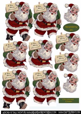 Santa on His Way