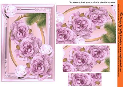 Purple Roses Pyramid
