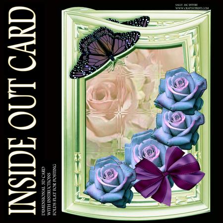Green Hues with Butterflie and Roses