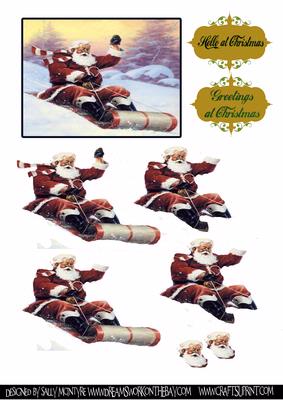 Rollon Santa in the Snow