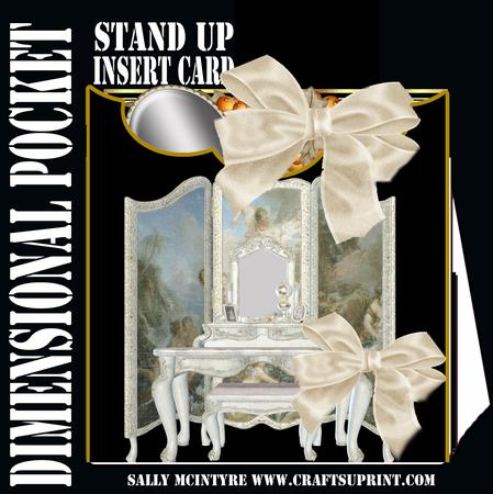 3D Dimensional Stand Up Pocket Card