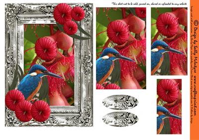 Kingfisher and Gumflower Pyramid