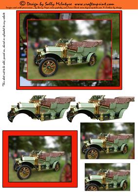Vintage Car Pyramid