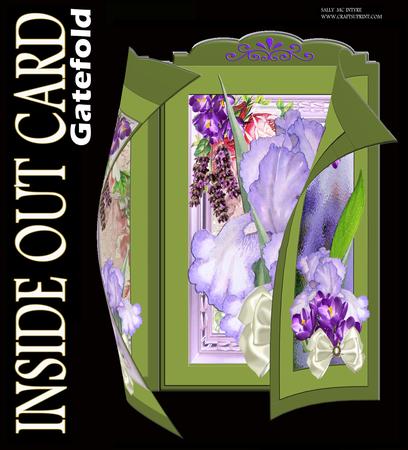 Inside Out Card Gatefold Iris