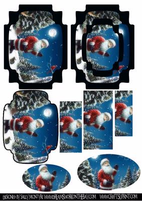 Combination Card Santas Day You Choose They Type of Card You Make