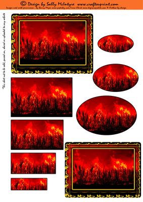 Eye of the Fire 2 Card Pyramid