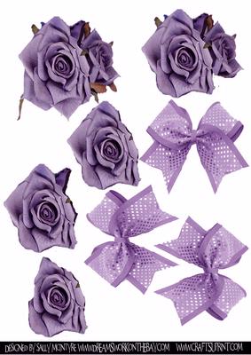 Purple Roses for Summer