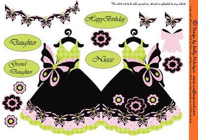 Happy Birthday Young Lady Step by Step Shaped Card