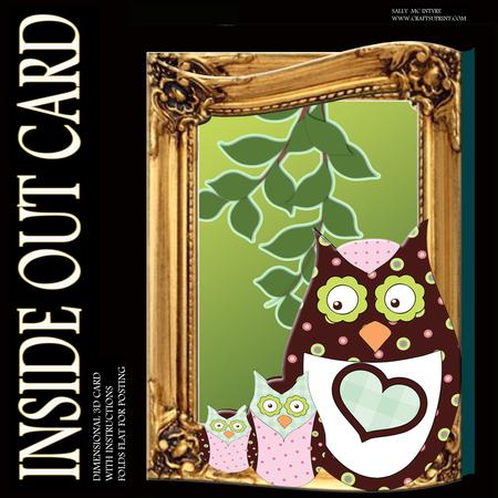 Inside Out Card What a Hoot