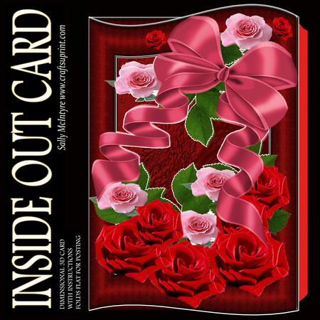 Inside Out Card Red Roses for Any Special Occasion