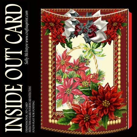 Inside Out Card Poinsettia