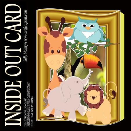 Inside Out Card in the Jungle