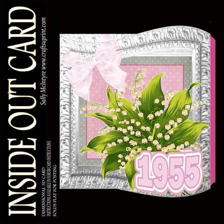 1955 Inside Out Card Watch for Your Year to Come Up