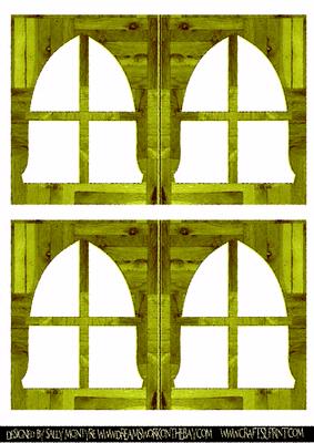 Just Windows in Green