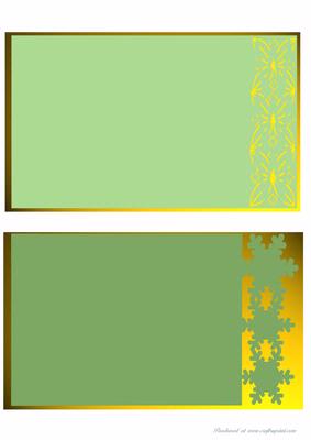 Green & Green for Embellishing with Your Favourite Pyramid Or3d