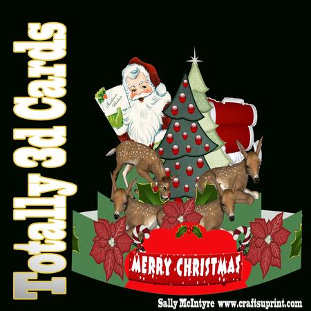 Totally 3D Santa, Easy as Pie Instructions Included