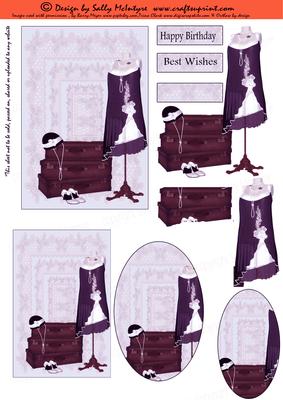 Ladies Vintage Pink