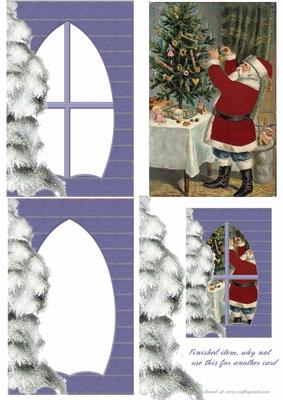 Through My Window Santa