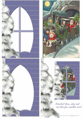 Through My Window Xmas Train