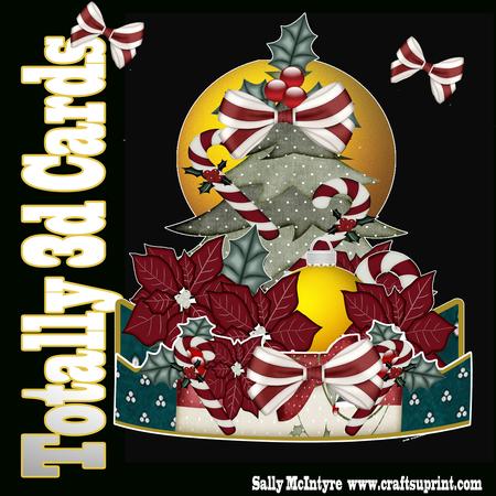 Totally 3D Poinsettia Xmas