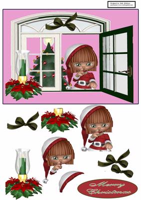 Pink is in Looking Through My Window at Christmas