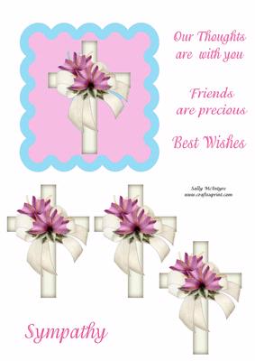 Sympathy in Pink for a Special Friend