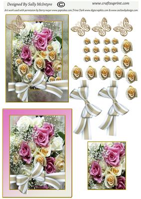 Prettiest Roses for Any Occasion 2 Card Sheet