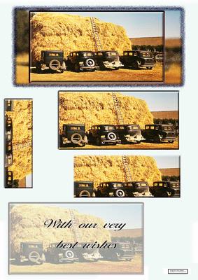 With Our Very Best Wishes Dl Great Card for a Male