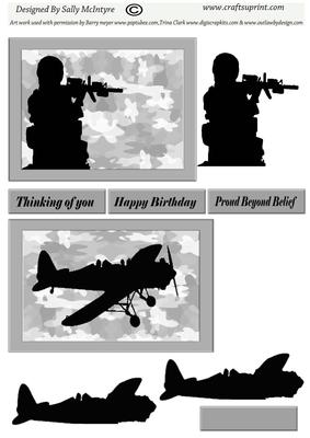 Black and White Military Proud Beyond Belief