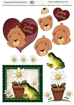 Love Teddies and Green Frogs