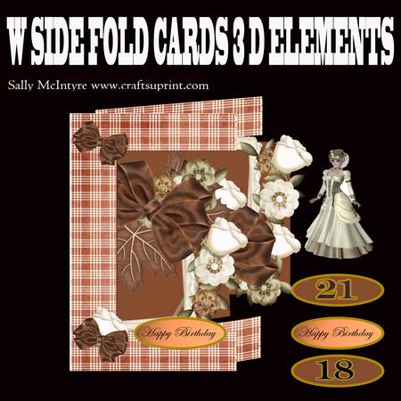 W Fold Multi Use Incl 18 & 21 St Easy to Make