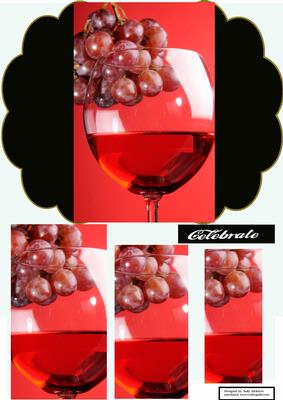 Winged Pyramid Celebrate with a Glass of Wine