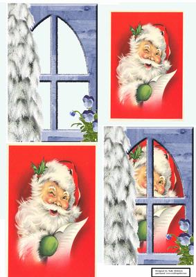 Through My Window There is Santa