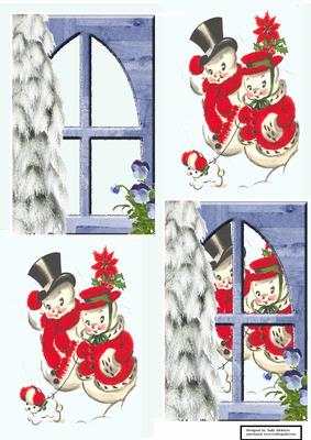 Through My Window There is Snow Men