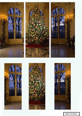 Trim the Xmas Tree 3 Fold Pyramid