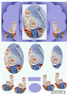 Nativity Gate Fold with Step by Step and Pyramid
