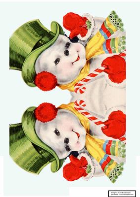 Snowman Shaped Card