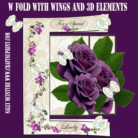 W Fold Aubergine Rose for All the Ladies in Your Life