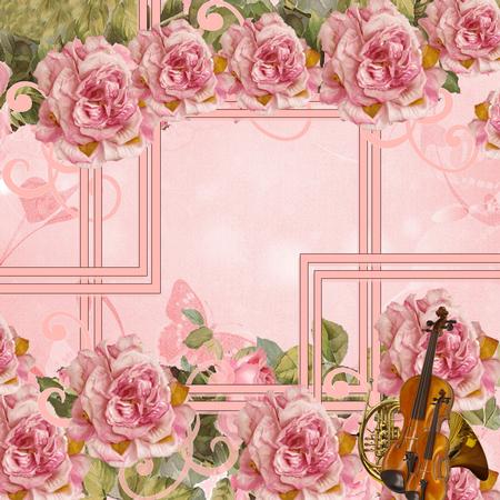 Pink Roses Reversed Music