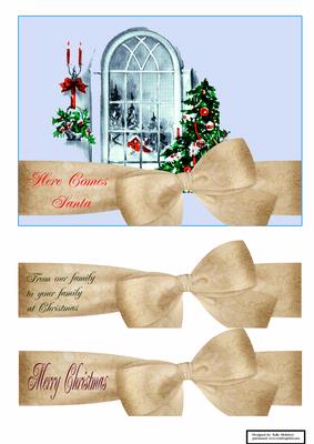 Classic Christmas with 3 Greetings