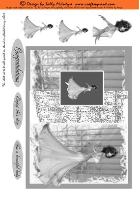 For a Special Lady in Black and White
