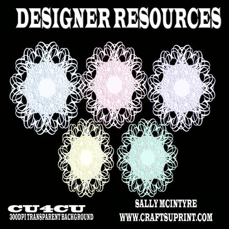 Daintee Oval Lace Mats