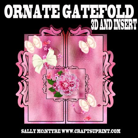 Ornate Gatefold Card Easy to Make Special to Send