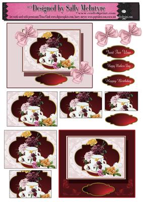 A Cup of Tea for You, 2 Card Sheet